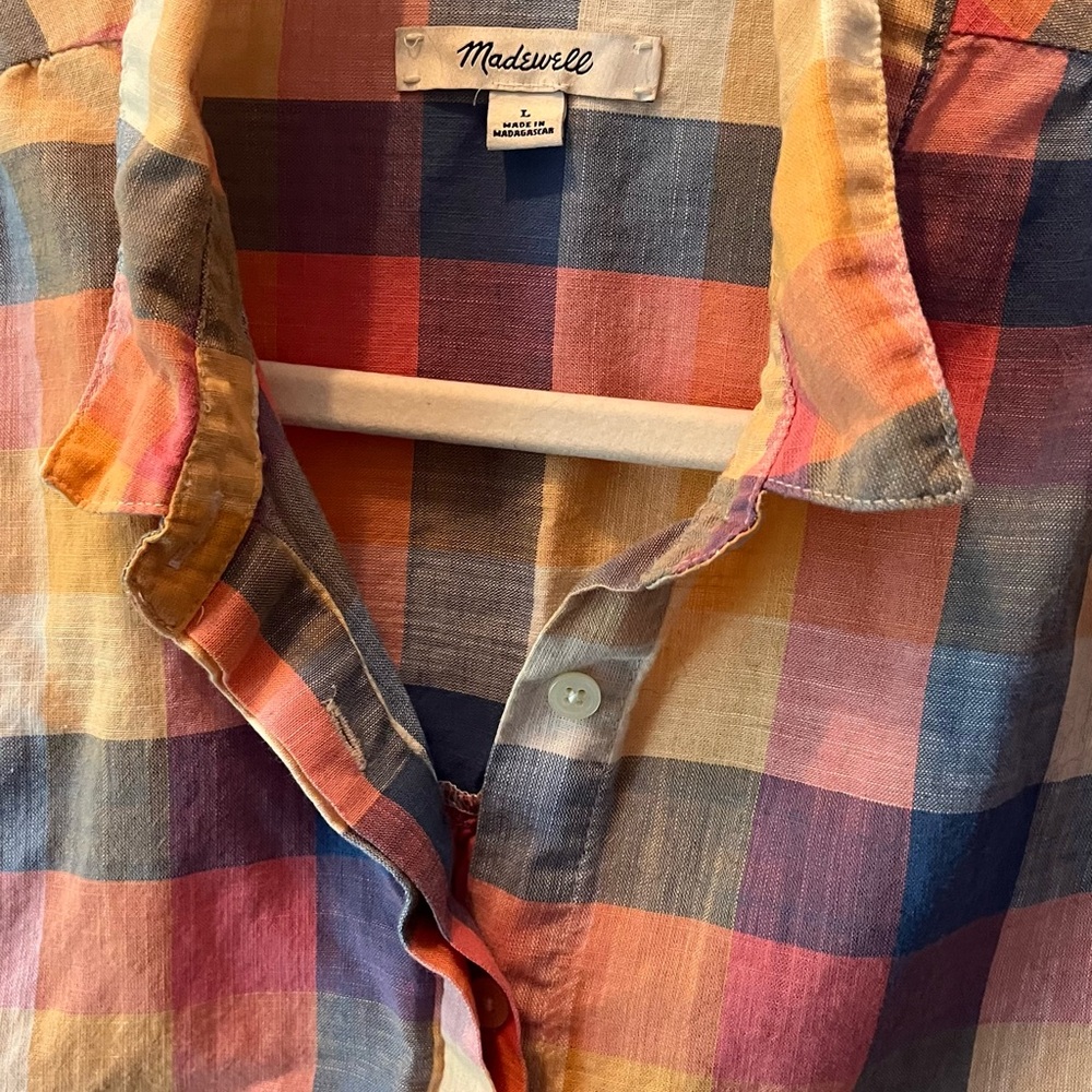 Madewell Multicolor Plaid Shirt